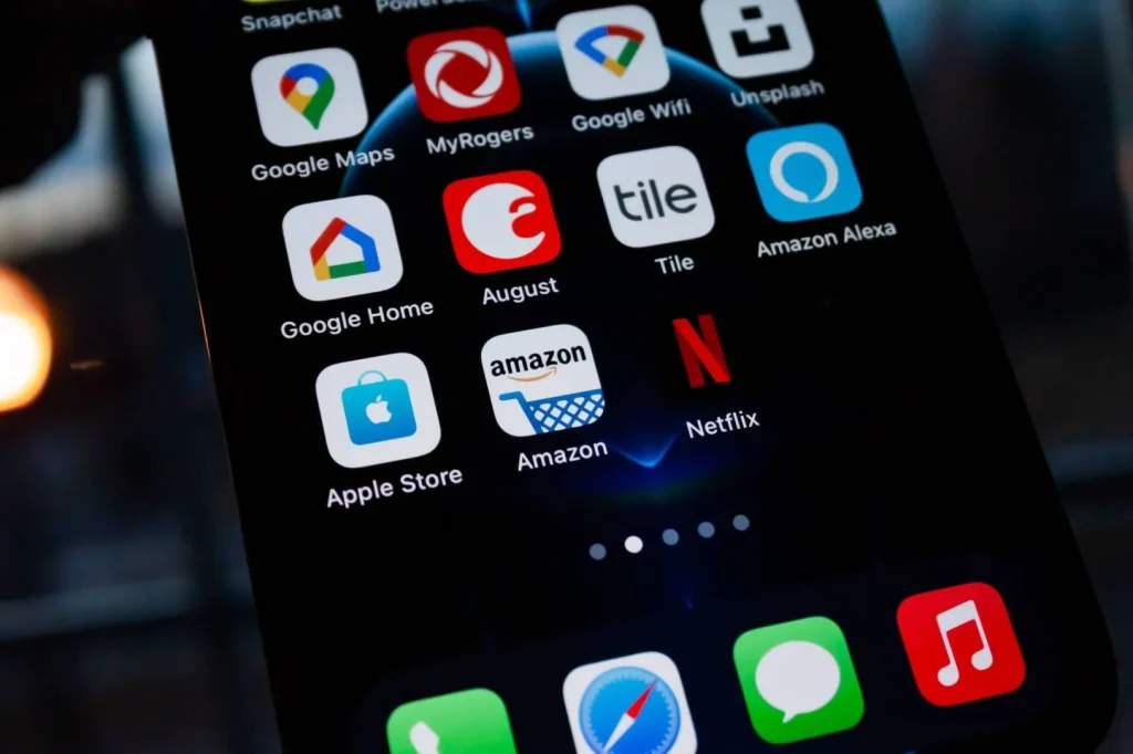 Image showing different apps running on the recurring business model