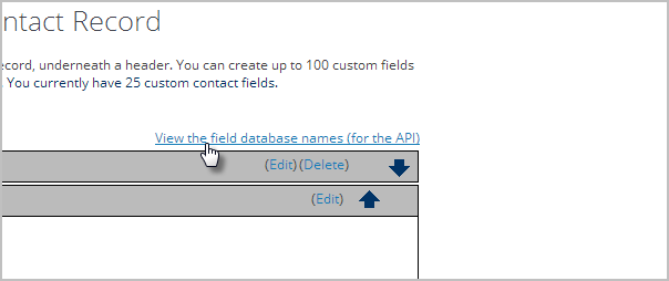 Infusionsoft Custom Fields Step 2