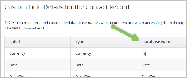 Infusionsoft Custom Fields Step 3