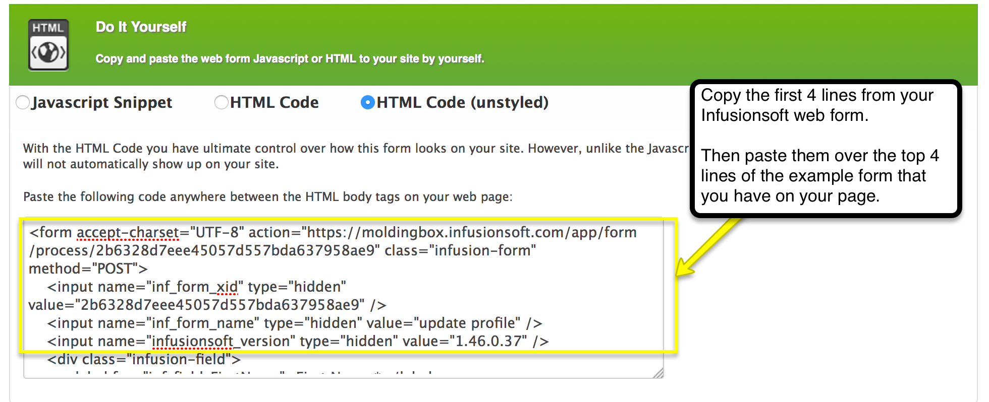 my_profile_infusionsoft_form