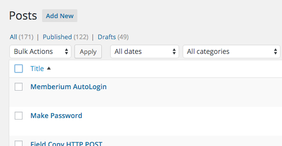 Bulk Editor Step 1