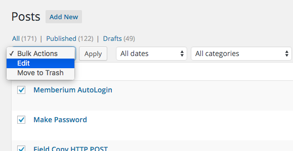 Bulk Editor Step 3