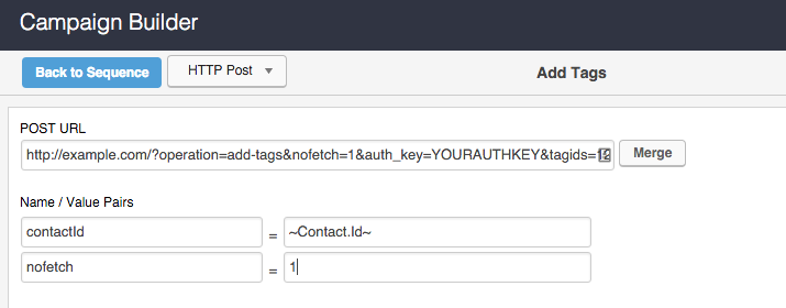 add-tags-http-post-infusionsoft-campaign-builder