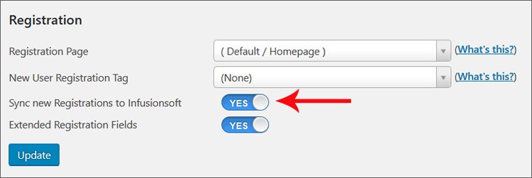 sync registrations