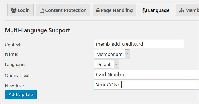 translating memberium