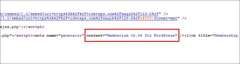 memberium running in frontend