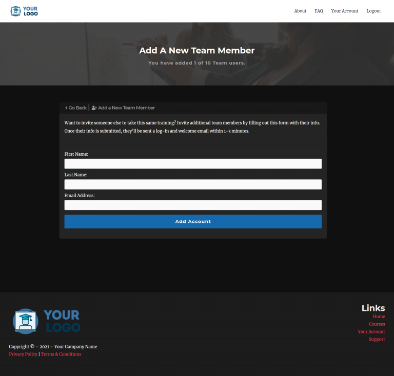 Elite IS Add New User
