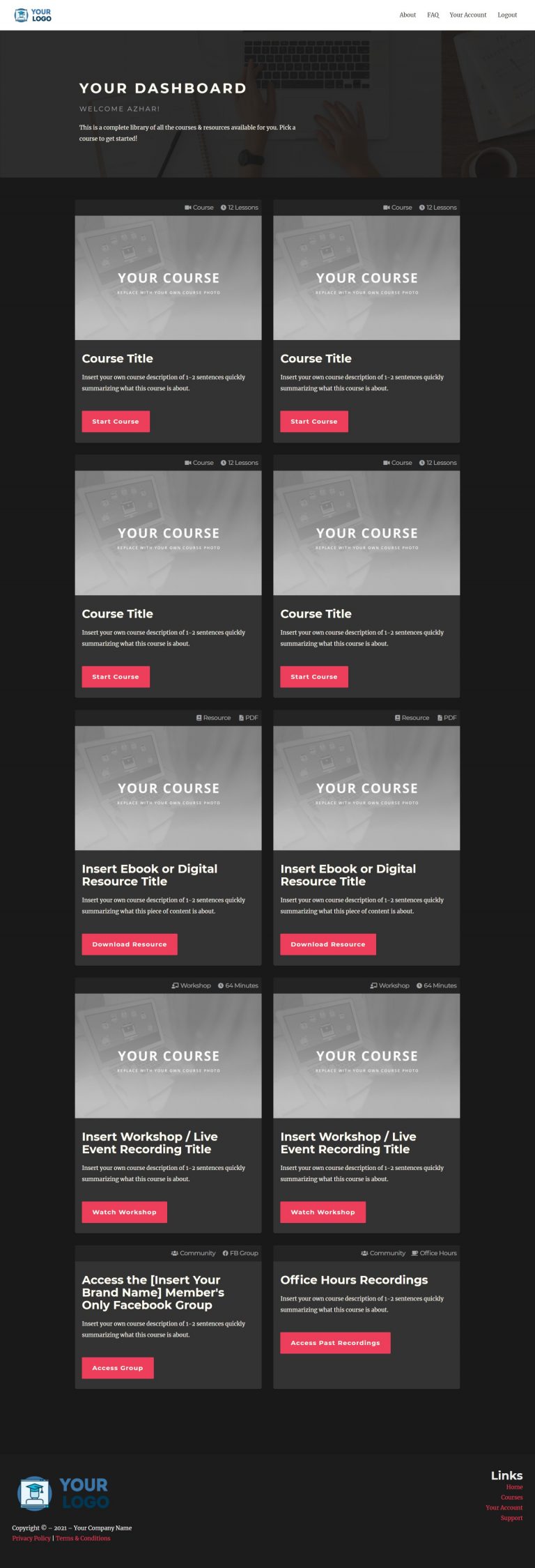 Elite IS Course Dashboard V1 w Pic