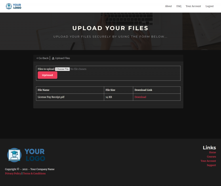 Elite IS Upload Files