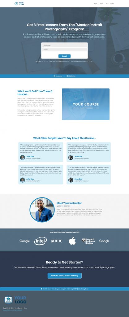 MCC IS 3 Free Lesson Opt In
