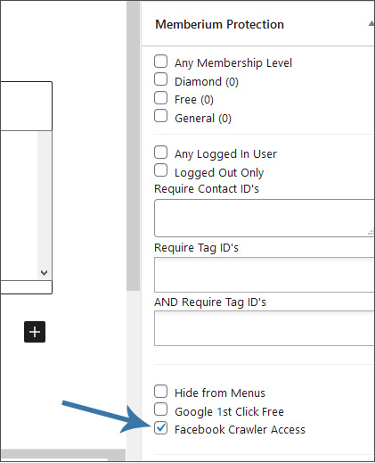 facebook crawler access